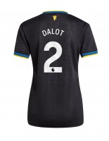 Ženske Nogometnih dresov Manchester United Diogo Dalot #2 Tretji 2025-26 Kratki rokavi